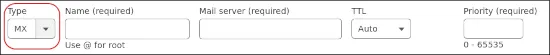 Cloudflare - Account - Add MX record